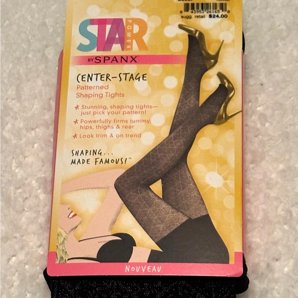 SPANX Star Power Patterned Shaping Tights